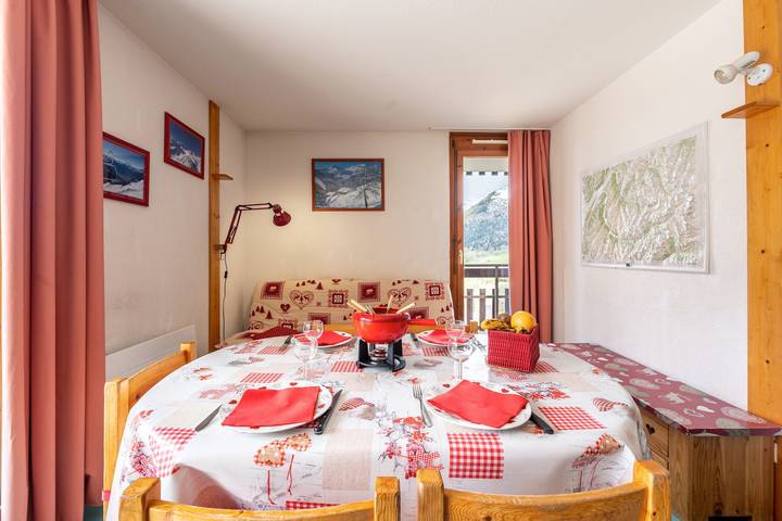 Apartamento entero, Apartamento 'Appartement Bdl' con vistas a la montaña y balcón in Saint-François-Longchamp 1650, Saint-François-Longchamp