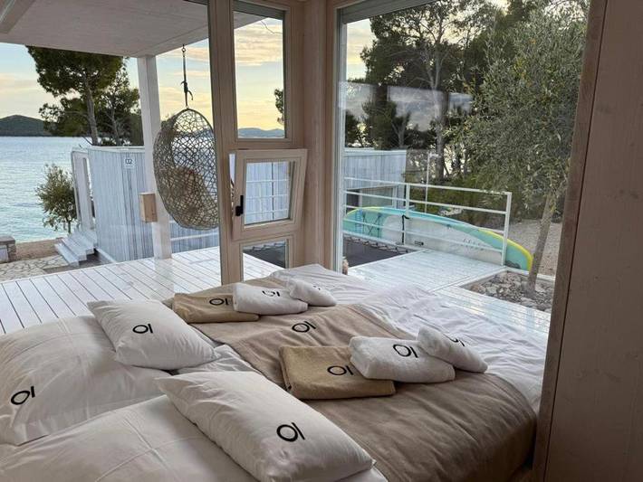Villa pour 6 personnes, avec terrasse et vue ainsi que vue sur le lac et piscine, animaux acceptés à Drage (Pakoštane) - 4