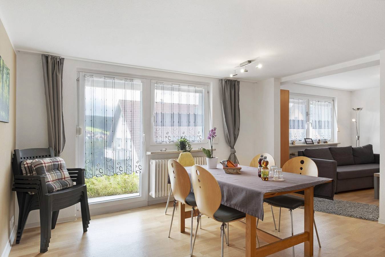 Ganze Wohnung, Ferienwohnung 'Windradblick' mit Privatterrasse und Wi-Fi in Schonach, Südschwarzwald