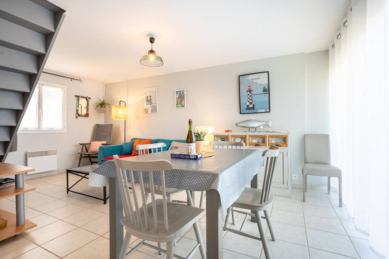Ferienhaus „Ty Ar Mor“ nur 50 m vom Strand, private Terrasse & Garten, Wlan in Loctudy, Côte de Cornouaille