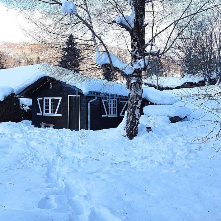 Chalet pour 4 personnes, avec jardin et vue