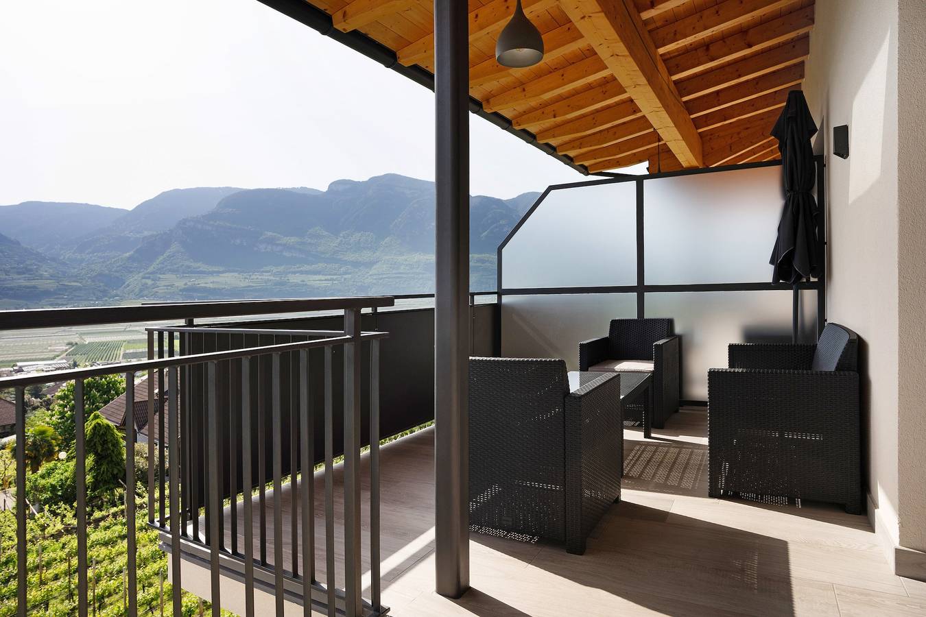 Appartement entier, Appartement 'Bacchushof Sauvignon' avec vue sur les montagnes, Wi-Fi et climatisation in Termeno sulla Strada del Vino, Massif de Non