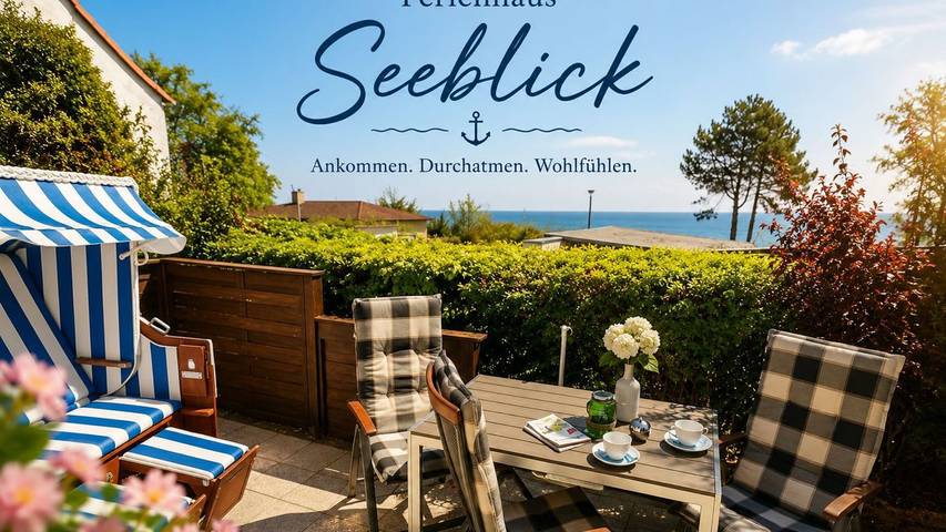 Ferienhaus Seeblick in Sassnitz auf Rügen mit Terrasse in Sassnitz, Parc national Jasmund