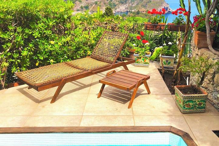 Villa pour 8 personnes, avec terrasse et jardin à Taormina