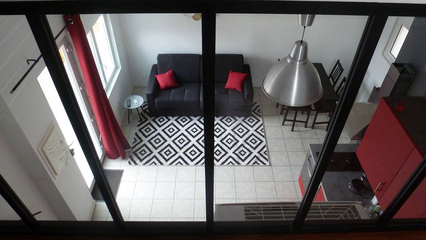 Appartement entier, Logement Gris: Le232Fr Futuroscope Poitiers in Chasseneuil-du-Poitou, Vienne (France)