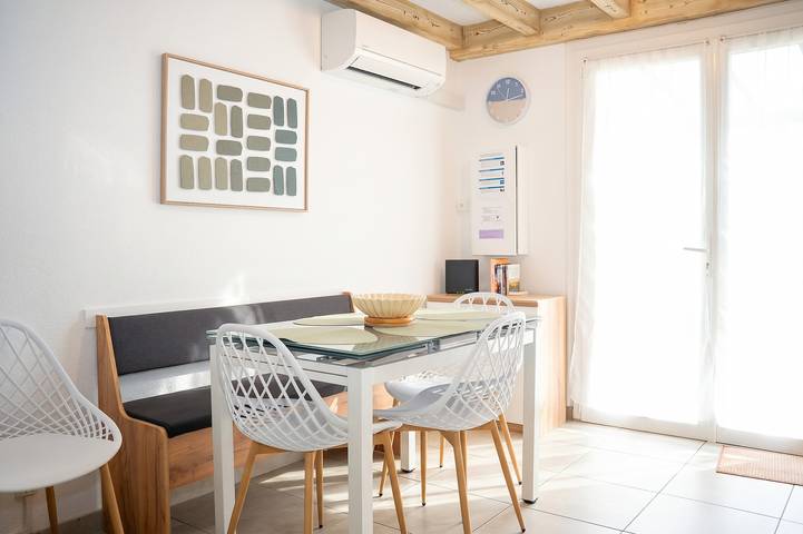 Einladendes Haus in Saint-Cyprien Plage - Terrasse und Garten in Saint-Cyprien, Mittelmeerküste (Frankreich)