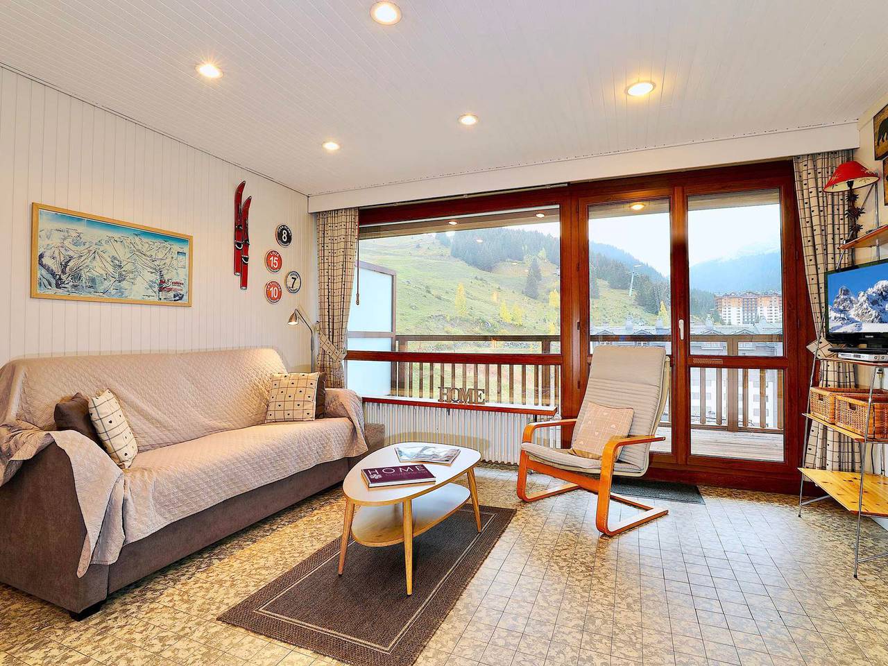 Entire studio, Renovated studio ski-in/out, center station 1650, 4 pers in Courchevel 1650 (Moriond), Saint-Bon-Tarentaise