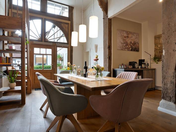 Ferienwohnung für 6 Personen, mit Terrasse und Garten sowie Ausblick in Tecklenburg