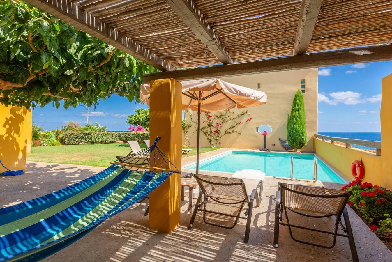 Villa für 7 Personen mit Garten in Panormos (Rethymno), Rethymno und Umgebung