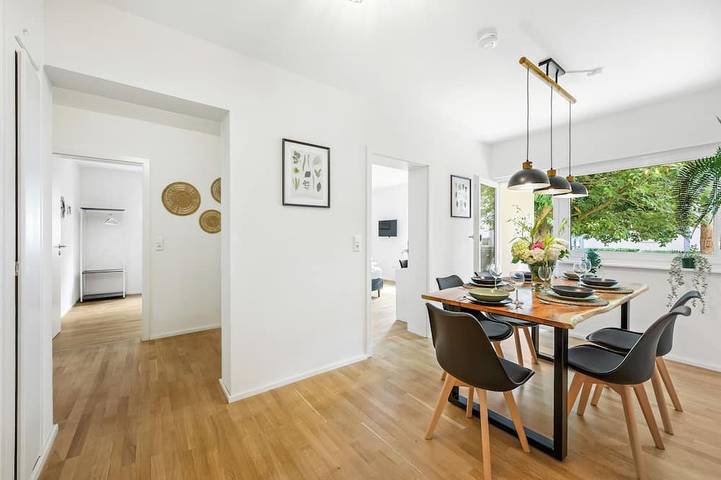 Ferienwohnung für 7 Personen, mit Garten