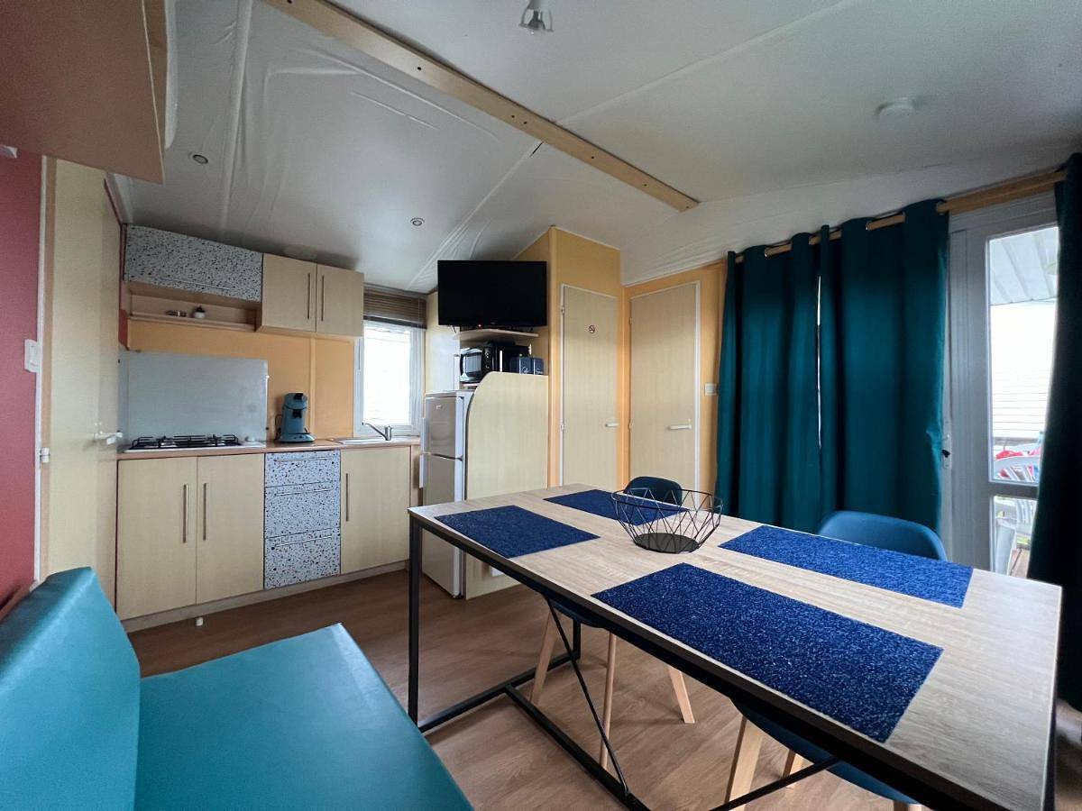 Grain De Sable - Mobil Home - clim réversible - 5 pers - vue mer - Le Portel in Le Portel, Région de Boulogne-sur-Mer