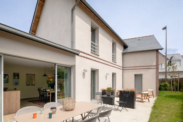 Casa de vacaciones para 8 personas con terraza in Lancieux, Región de Dinan