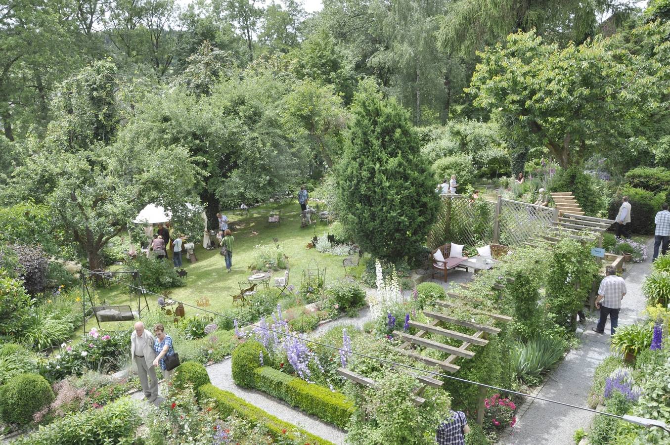 Landhausgarten Bunzmann - Ferienwohnung (Og) im Landhausgarten in Berg (Oberfranken), Landkreis Hof