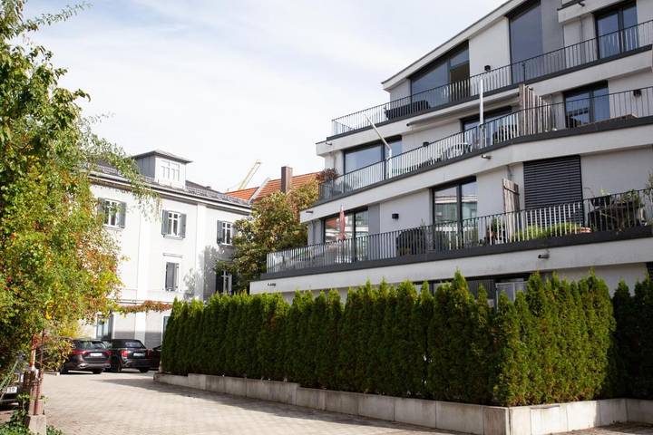 Apartament wakacyjny dla 4 osób, z Balkon i Taras oraz Widok w Rosenheim