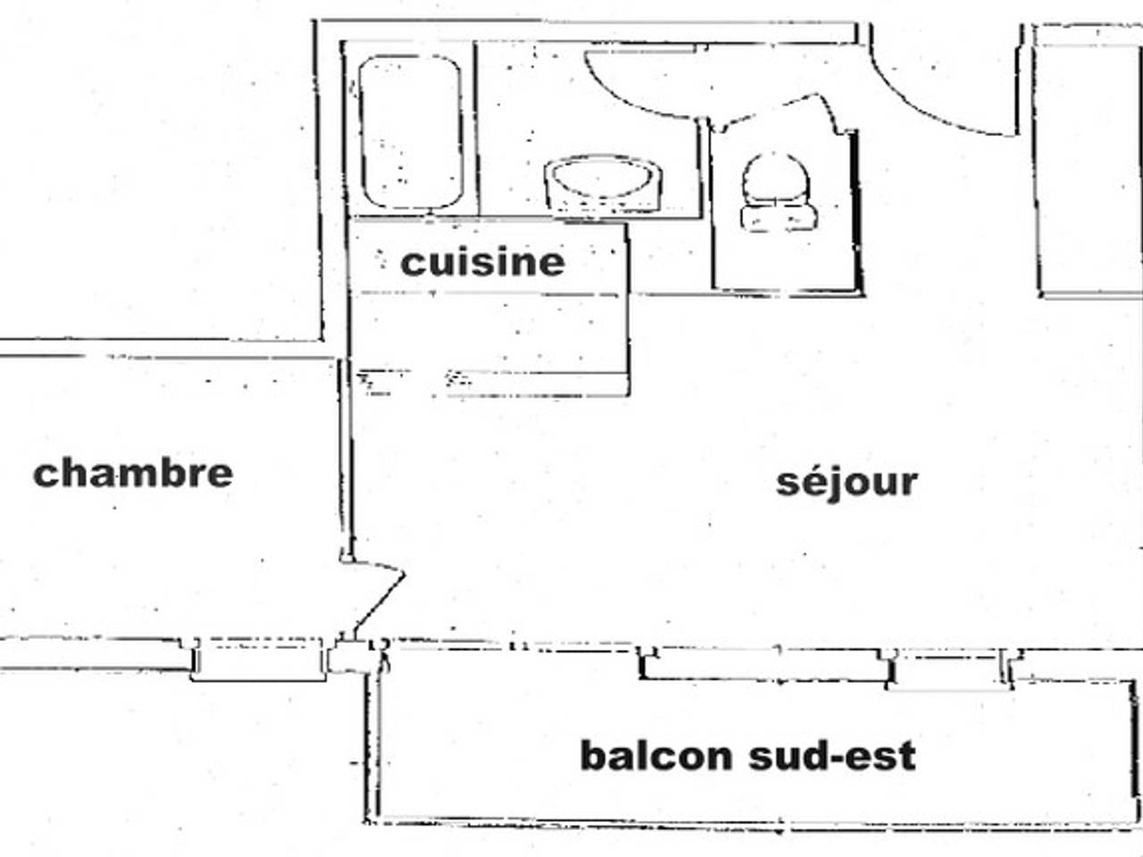 Studio entier, Les Saisies - 2 Pièces 4 Pers, Animaux Acceptés in Les Saisies, Région d'Albertville