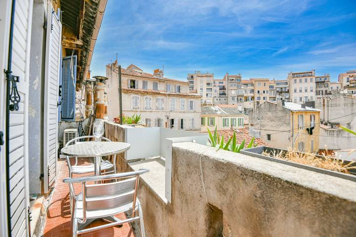 Appartement de vacances pour 2 personnes, avec balcon à Marseille