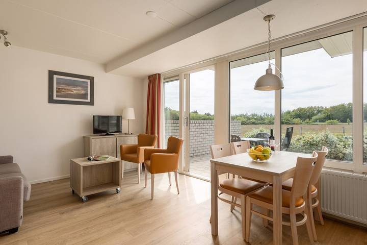 Vakantieappartement voor 4 personen, met Balkon/Terras en Terras op Texel