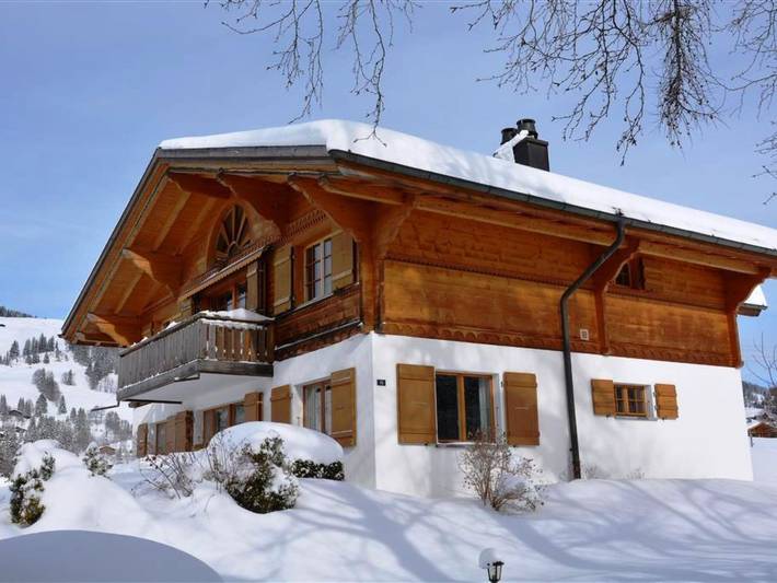 Chalet pour 4 personnes, avec balcon à Saanen - 4