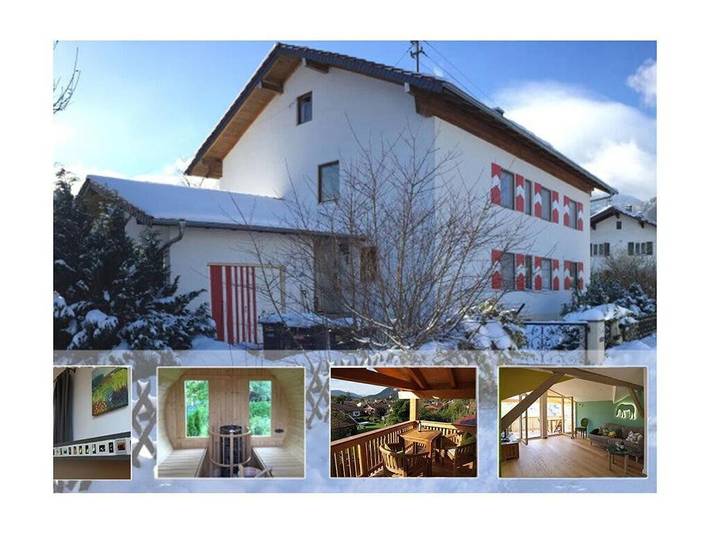 Ferienhaus für 3 Personen, mit Balkon und Sauna