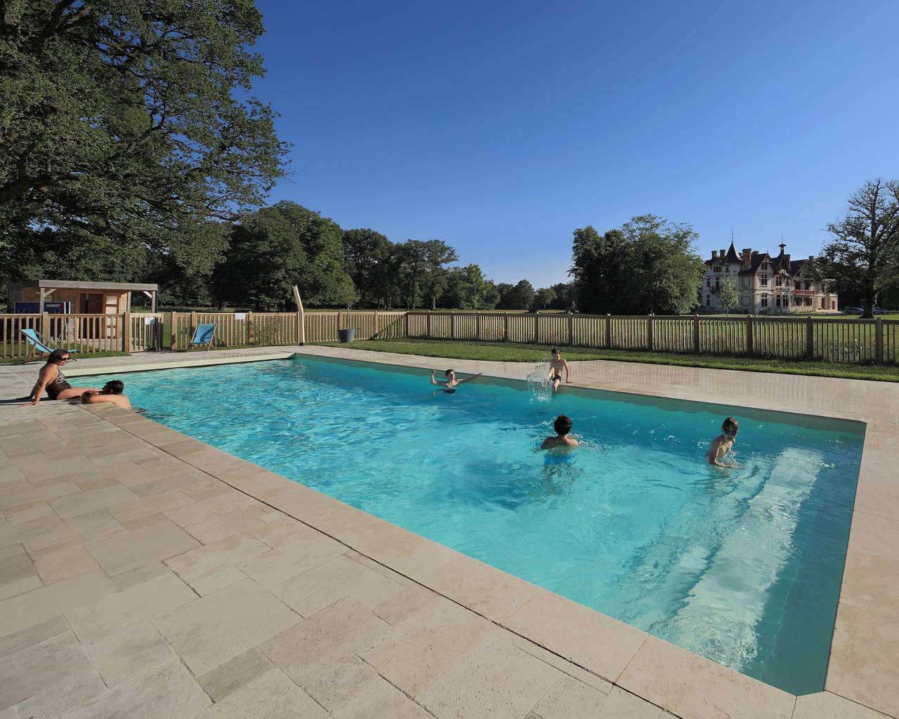 Petit Prépinson – Domaine de La Trigalière mit Gemeinschaftspool in Ambillou, Tours und Umgebung