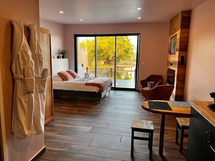 Maison de campagne pour 2 personnes, avec terrasse et jacuzzi ainsi que jardin et sauna à Wambrechies - 3