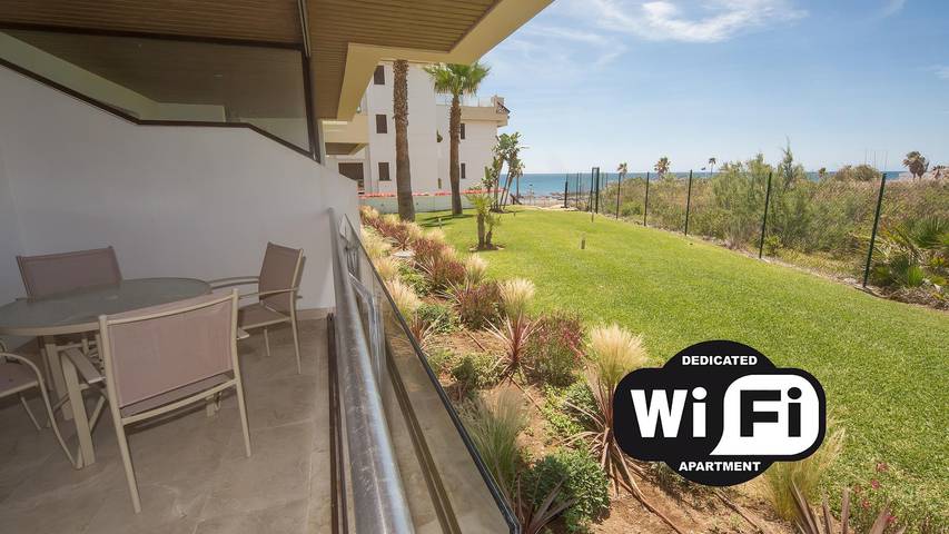 Ferienwohnung für 4 Personen, mit Pool und Balkon