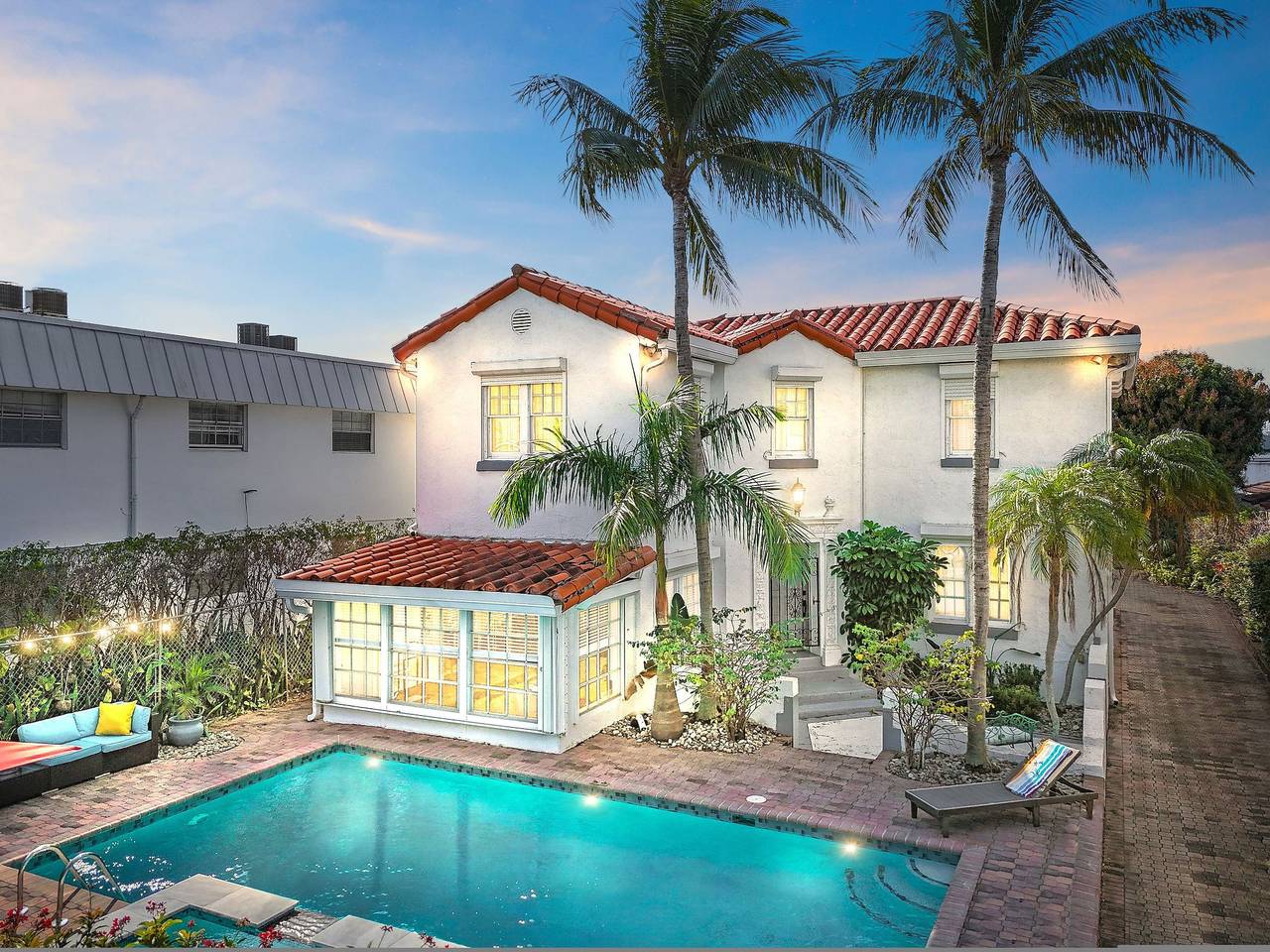 4br Mediterranean Villa with Heated Pool/Spa in Lake Park, Palm Beach County