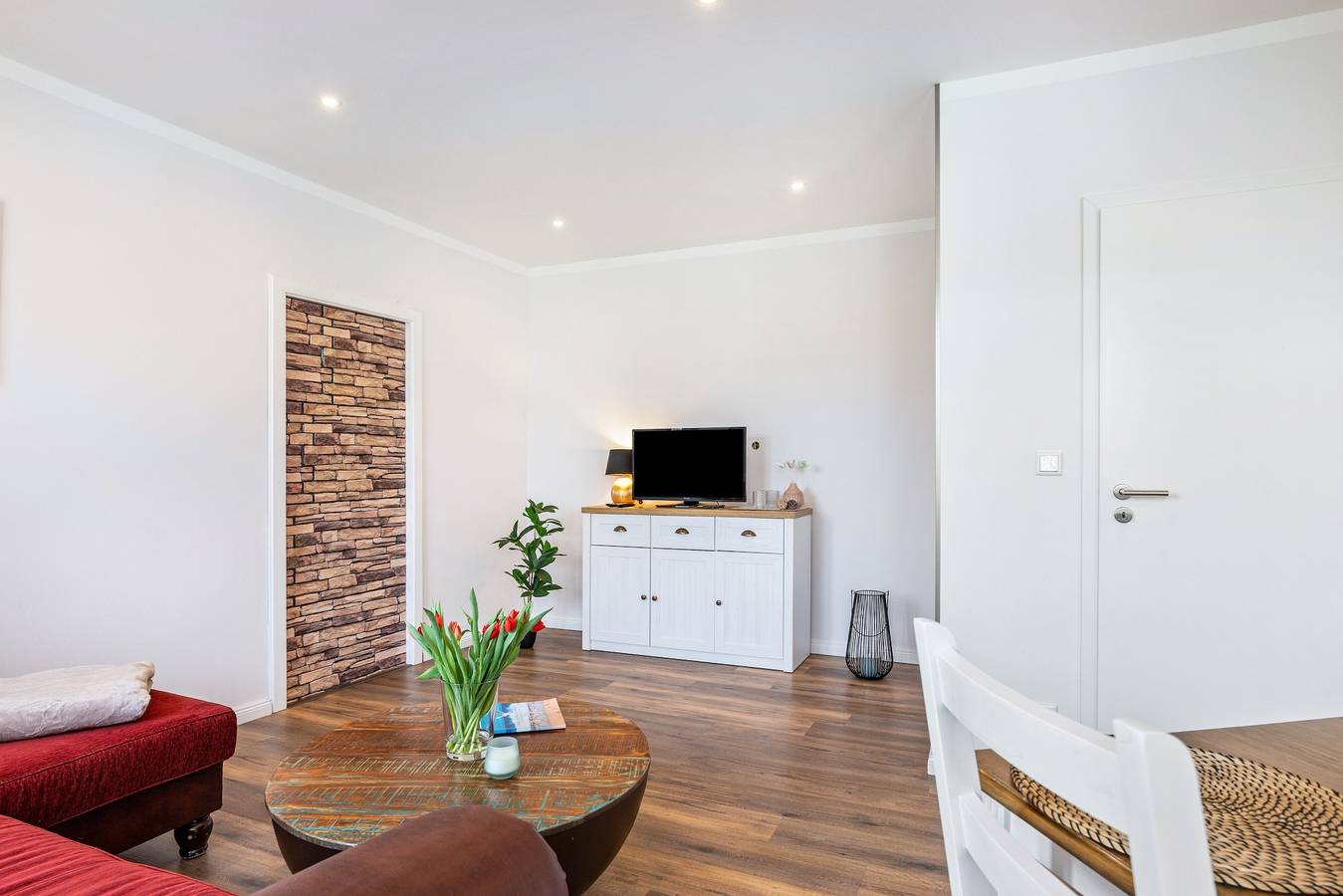 Apartamento entero, Apartamento 'Alte Schule' con jardín compartido, terraza y Wi-Fi in Bargum, Grünes Binnenland