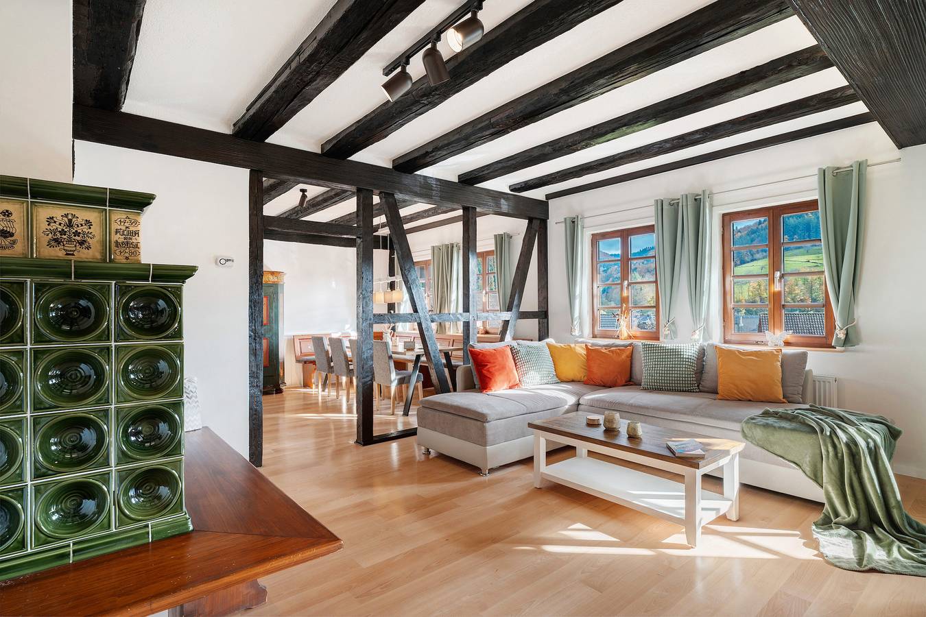 Ganze Wohnung, Ferienwohnung 'Höflehube' mit Bergblick, Balkon und Wi-Fi in Oppenau, Mittlerer Schwarzwald