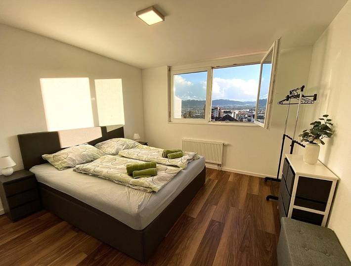 Gîte pour 4 personnes, avec vue et vue sur le lac à Arbon
