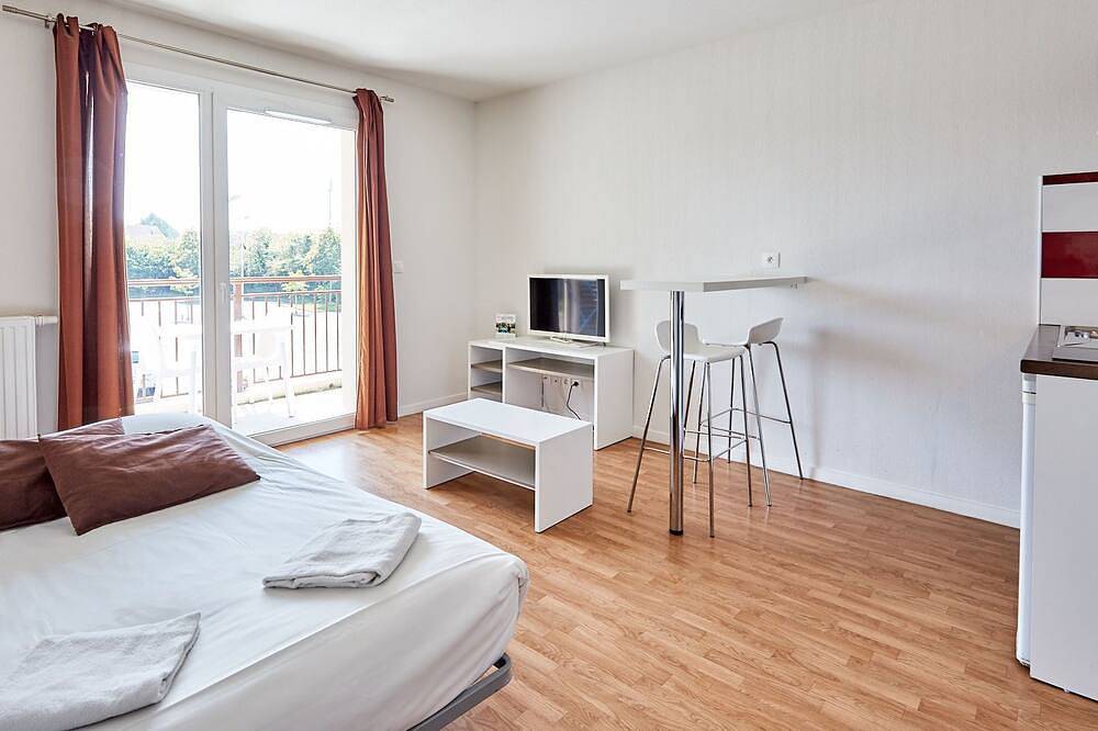 Appartement entier, Super endroit! Studio Cosy avec Terrasse ou Balcon in Auberville, Région de Lisieux