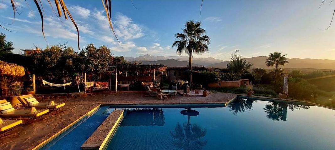 Maison d’hôte pour 2 personnes, avec sauna et vue ainsi que piscine et jardin à Ourika (roman) - 3