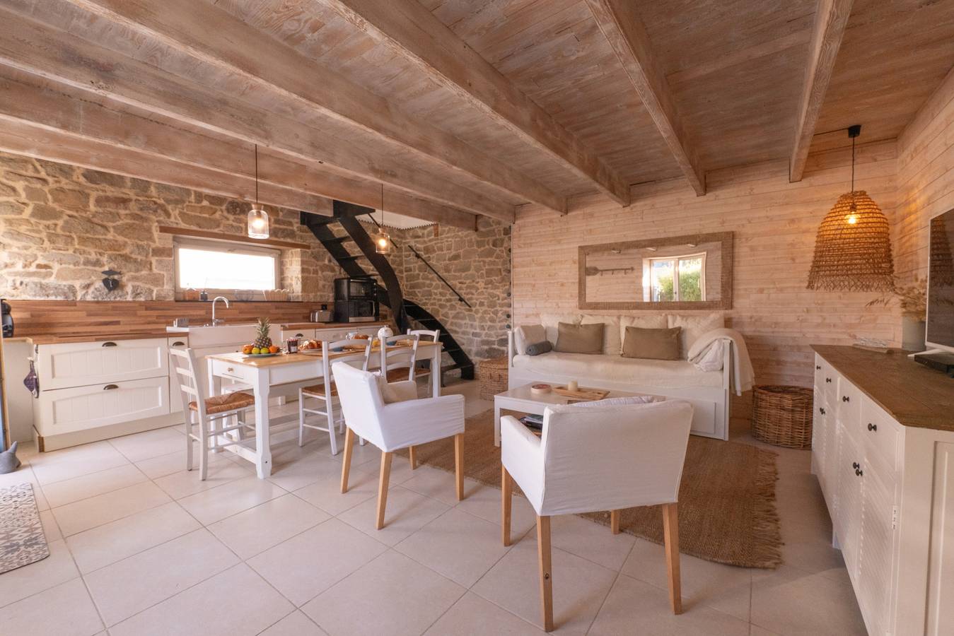 Jolie maison de Pêcheur en centre bourg in Saint-Philibert, Côte des Mégalithes