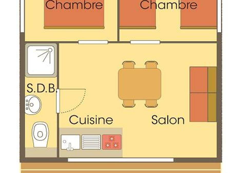 Flower Camping La Plage - Safarizelt 4 personen - Holzhütte Lodge auf Stelzen Standard 34m² (2 Zimmer), davon überdachte Terrasse 11m² 4 Pers. in Treignac, Tulle und Umgebung