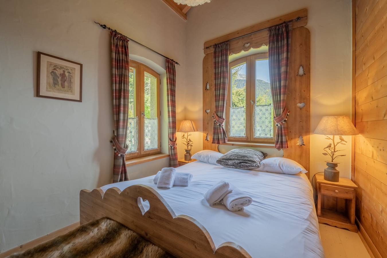 Gemütliches Chalet mit Bergblick, WLAN und Parkplatz, 2 km von Vallorcine entfernt in Vallorcine, Region Bonneville