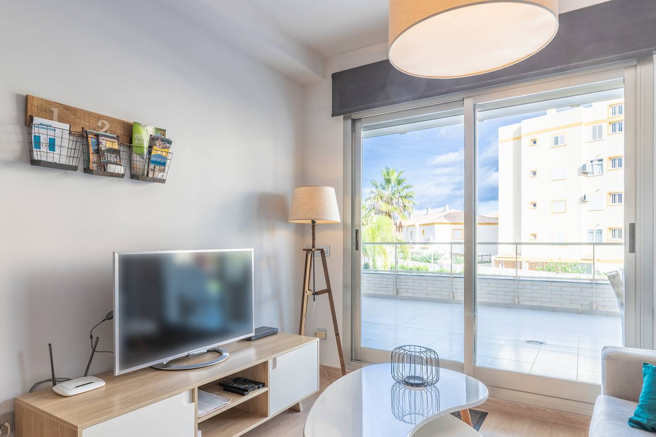 Ganze Wohnung, Ferienwohnung 'Casa Victoria Olivanova 2' nahe dem Strand mit Gemeinschaftspool und Wlan in Oliva, Costa Blanca