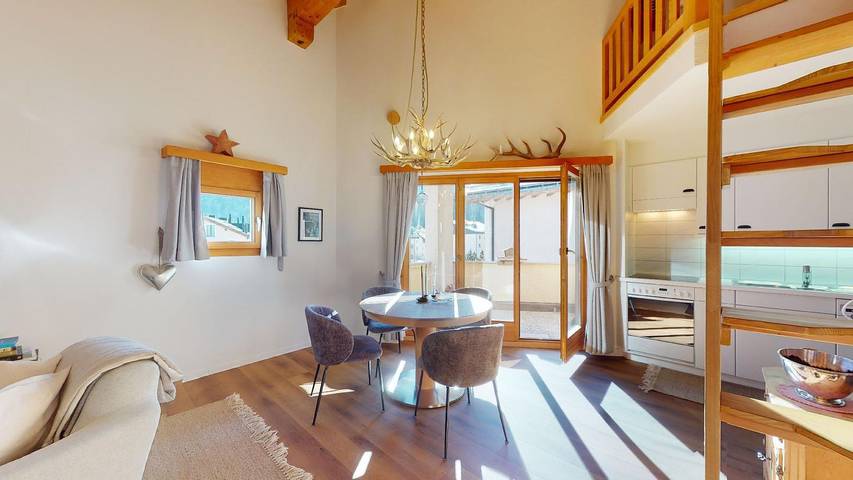 Ferienwohnung für 4 Personen, mit Balkon und Ausblick in Sils im Engadin/Segl - 4