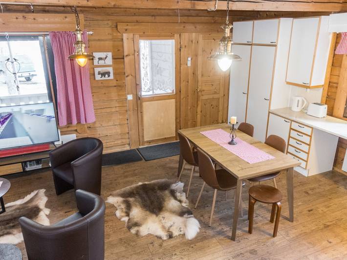Old logger´s house in Sallatunturi, Lappland