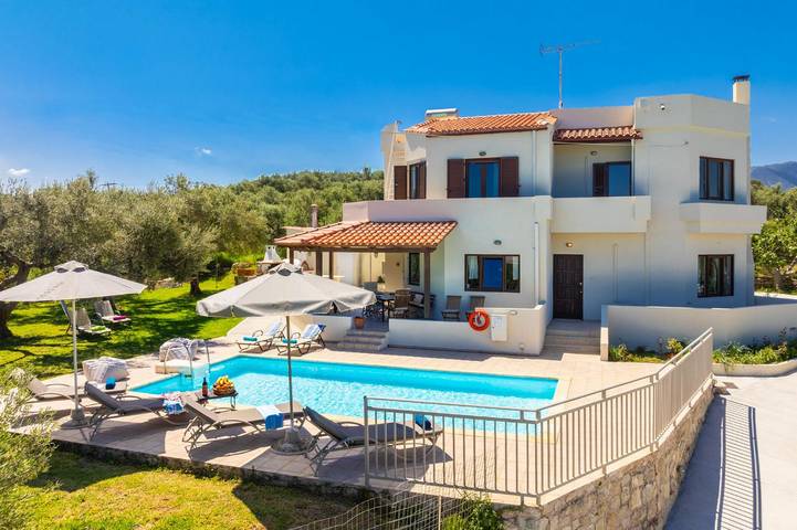 Villa für 8 Personen mit Terrasse in Episkopi (Chersonisos), Rethymno und Umgebung