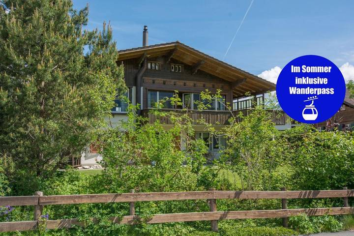 Vakantiewoning voor 4 personen, met Terras en Tuin in Adelboden