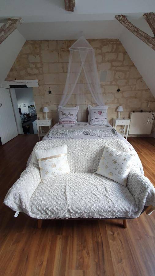Double Room with Garden View in Grézillé, Région de Saumur