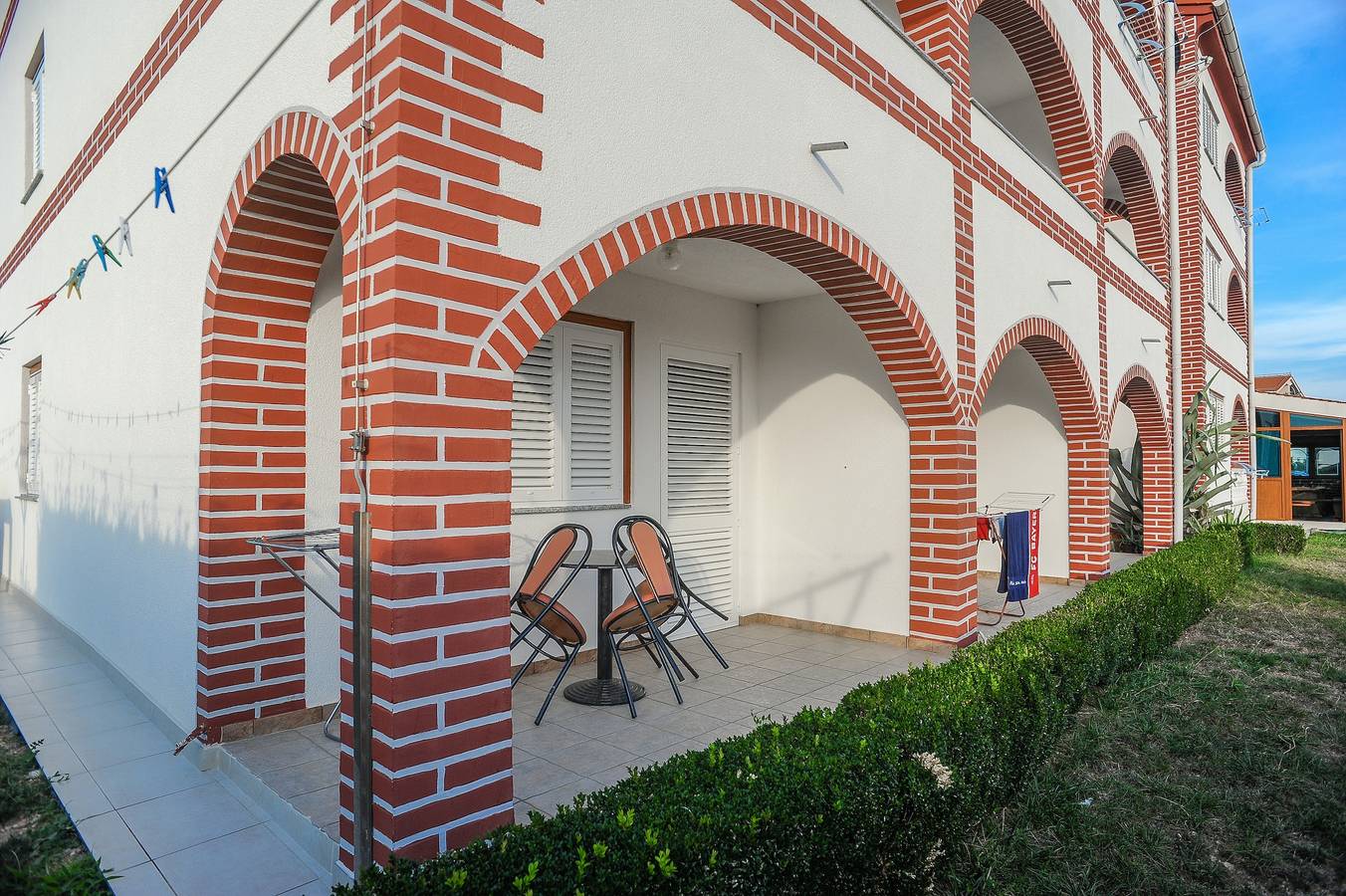 Ganze Wohnung, Studio Appartement mit Terrasse und Meerblick Caska, Pag As-4109-b in Novalja, Pag