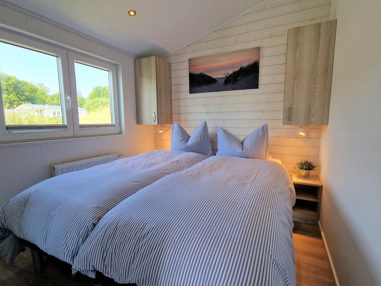 Kapitänshaus mit Panoramaostseeblick in Bliesdorf Strand, Schashagen