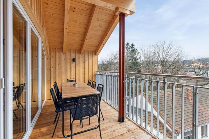Ferienwohnung für 8 Personen, mit Balkon und Ausblick, kinderfreundlich in Miesbach - 4