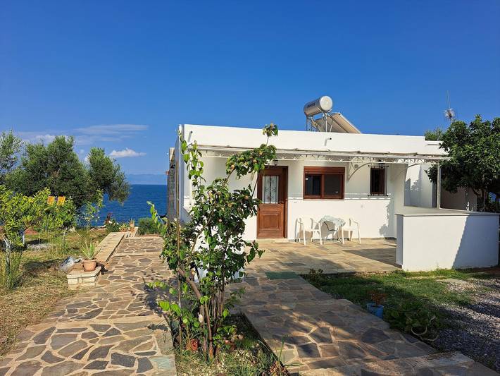 Ferienwohnung für 4 Personen, mit Balkon/Terrasse und Terrasse sowie Garten und Ausblick