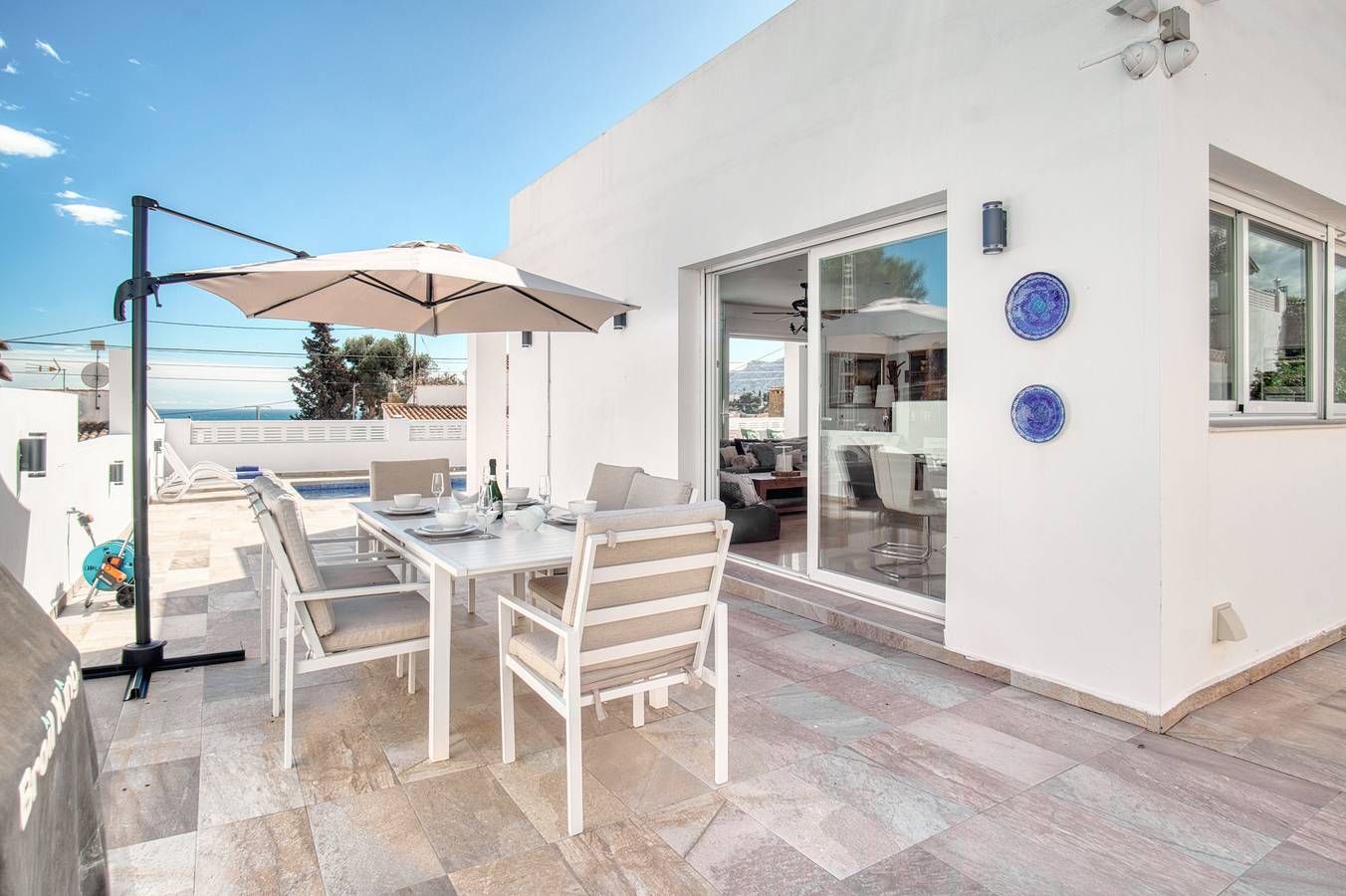 Casa Vacacional 'Marina Luah' con Piscina Privada, Wi-Fi y Aire Acondicionado in La Fustera, Benisa