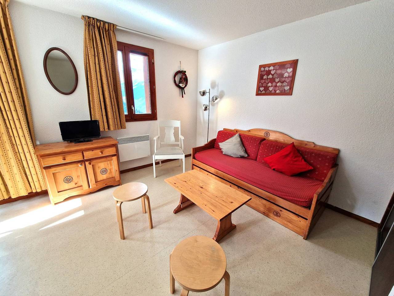 Geheel appartement, Vakantieappartement voor 6 personen met balkon in Valfréjus, Modane