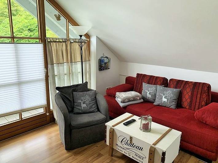 Ferienwohnung für 3 Personen, mit Garten und Balkon sowie Ausblick, mit Haustier in Schöfweg - 2