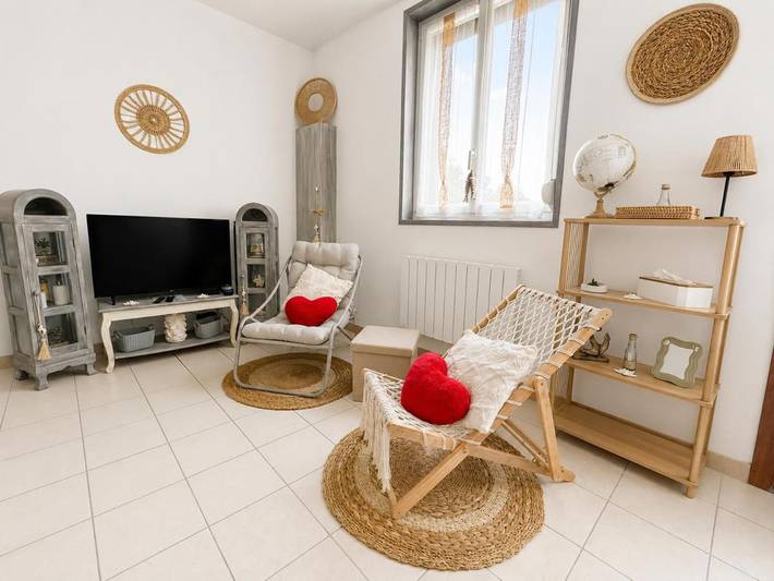 Maison de vacances pour 2 personnes, avec Jacuzzi ainsi que Terrasse et Jardin