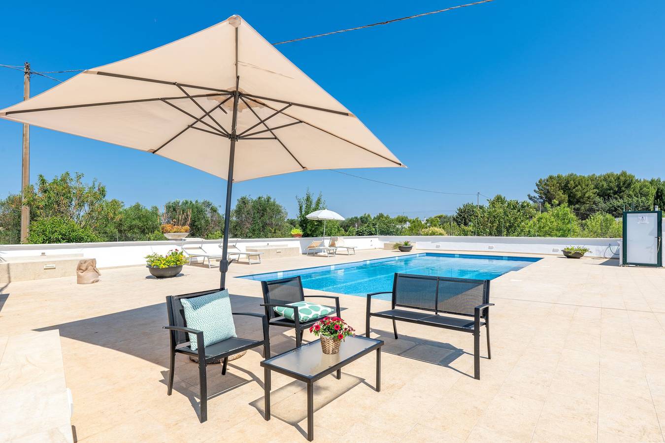 Ferienwohnung 'Villa Bianca N & F' mit privatem Pool, privater Terrasse und Wlan in Ostuni, Salento